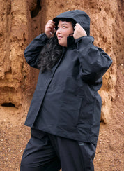 Elements Waterproof Jacket- Black