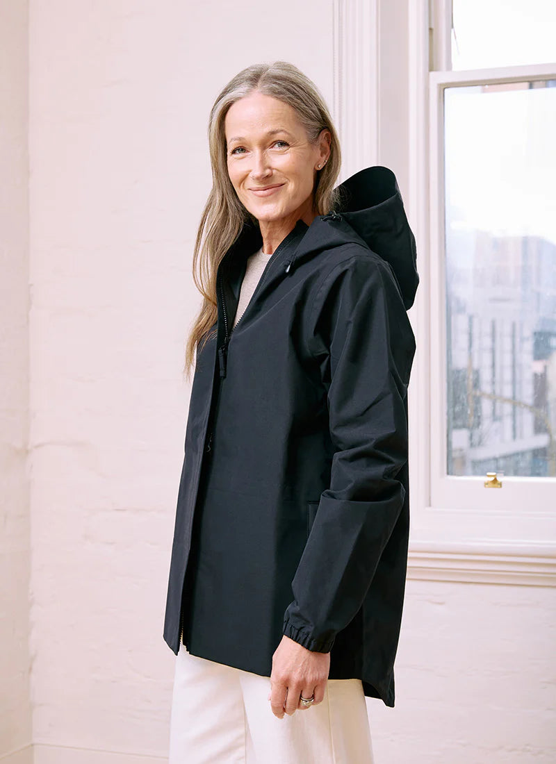 Elements Waterproof Jacket- Black