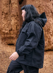 Elements Waterproof Jacket- Black