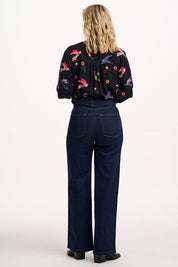 Elkie Blouse- Rainbow Folk Bird