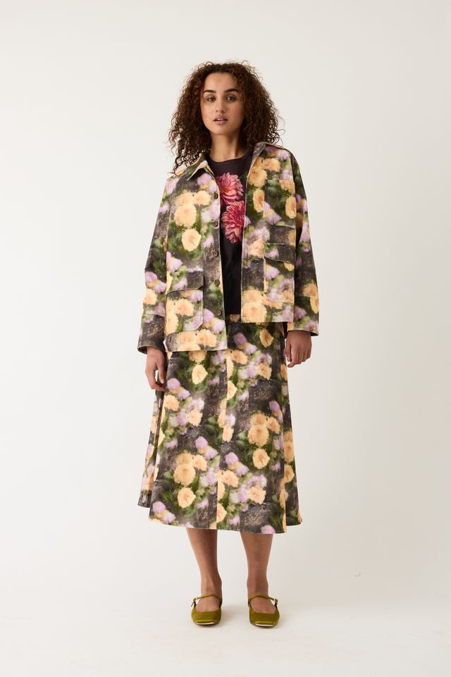 Elsie Jacket- Rain Floral