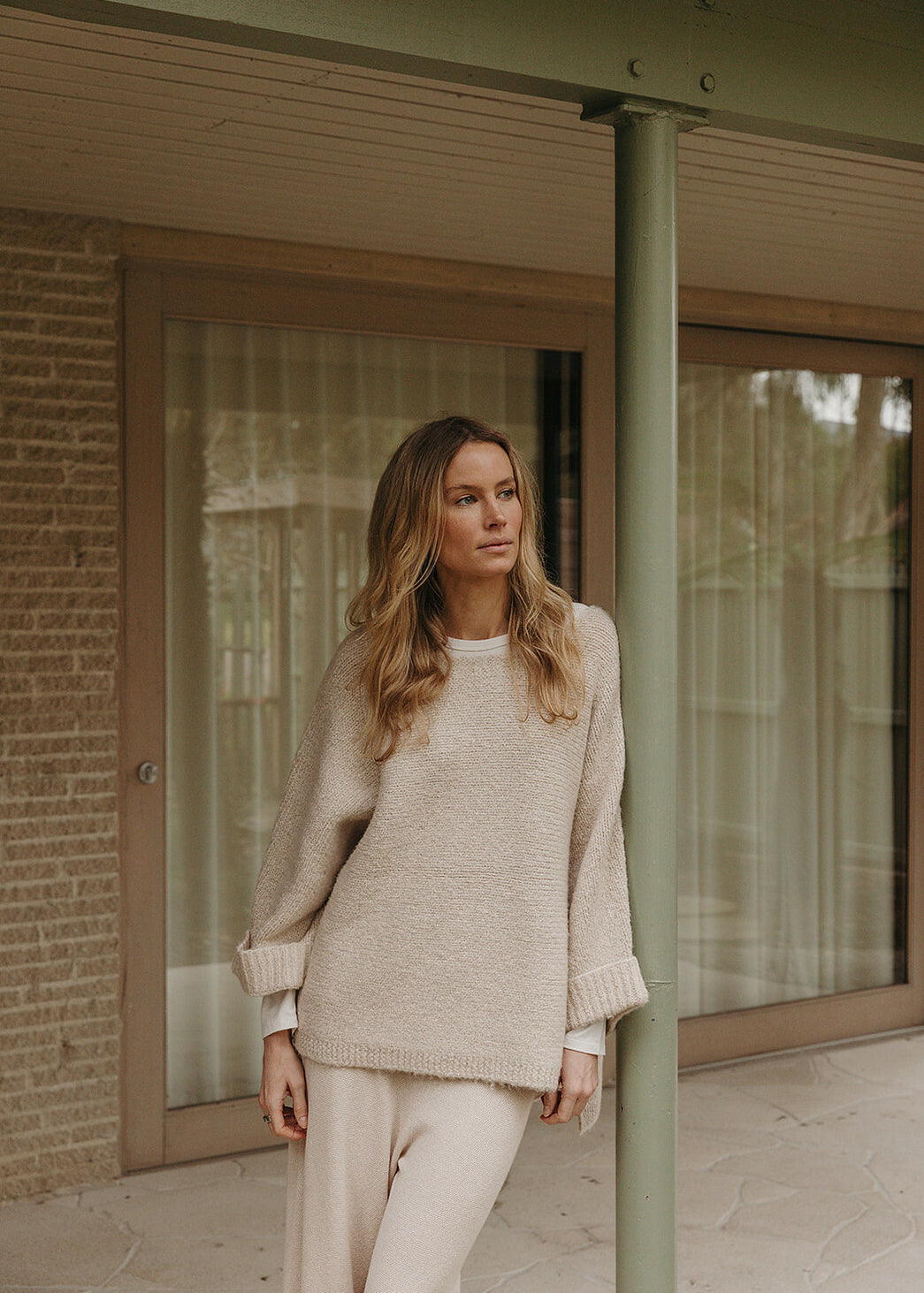 Talamaya Embrace Pullover in Barley