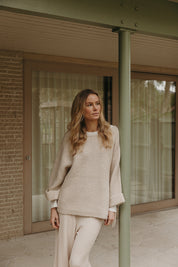 Talamaya Embrace Pullover in Barley