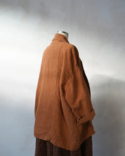 Emi Haori Linen Jacket-Brick
