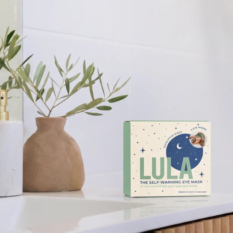 Lula Eucalyptus & Tea Tree Self-Warming Eye Masks- Box of 5