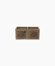 French Country 2 Part Organizer Faux Drawers