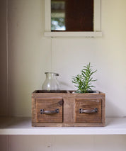 2 Part Organizer Faux Drawers