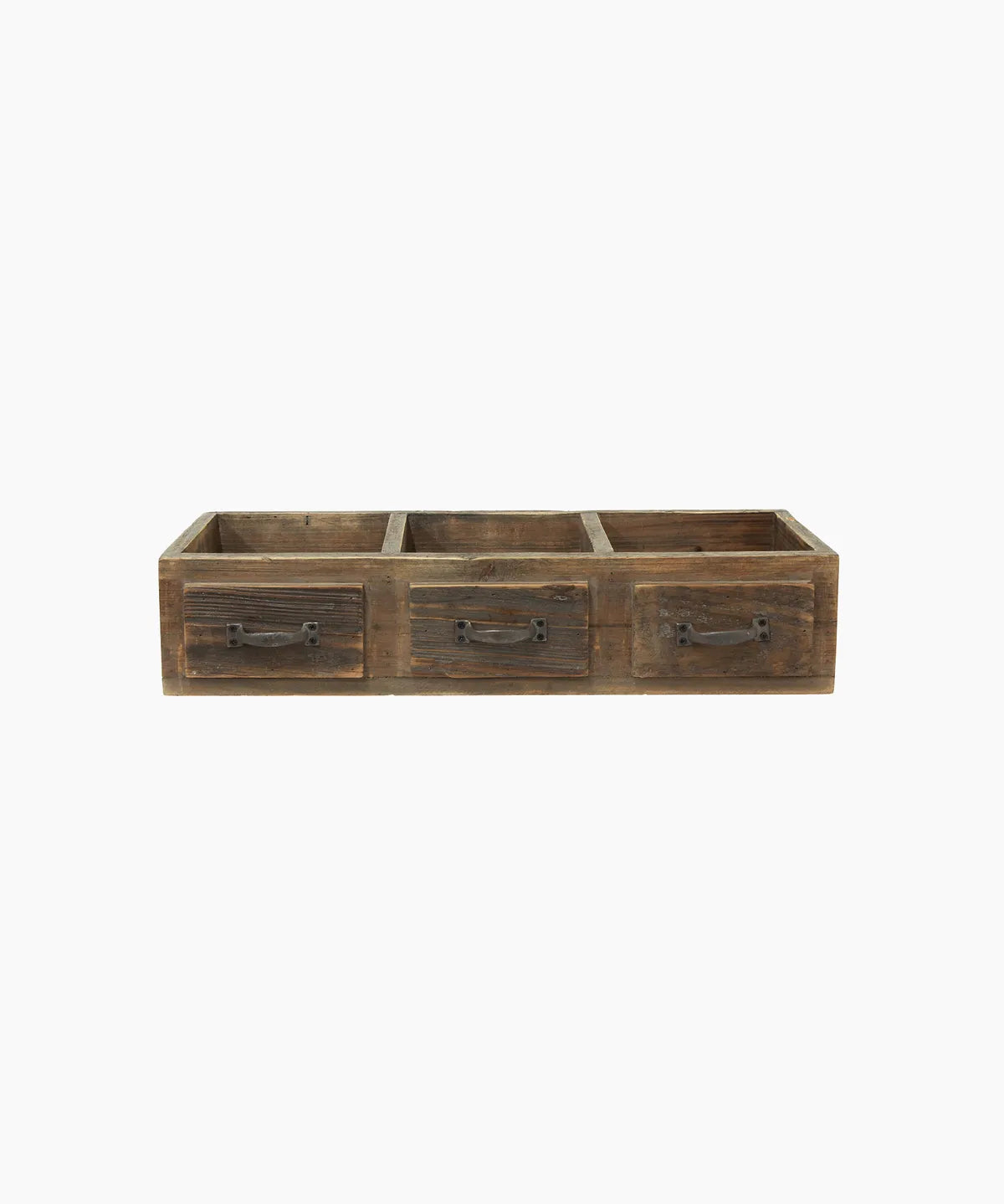 French Country 3 Part Organizer Faux Drawers