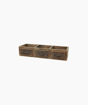 3 Part Organizer Faux Drawers