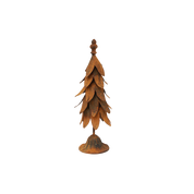 French Country Tin Tree Rust-Small