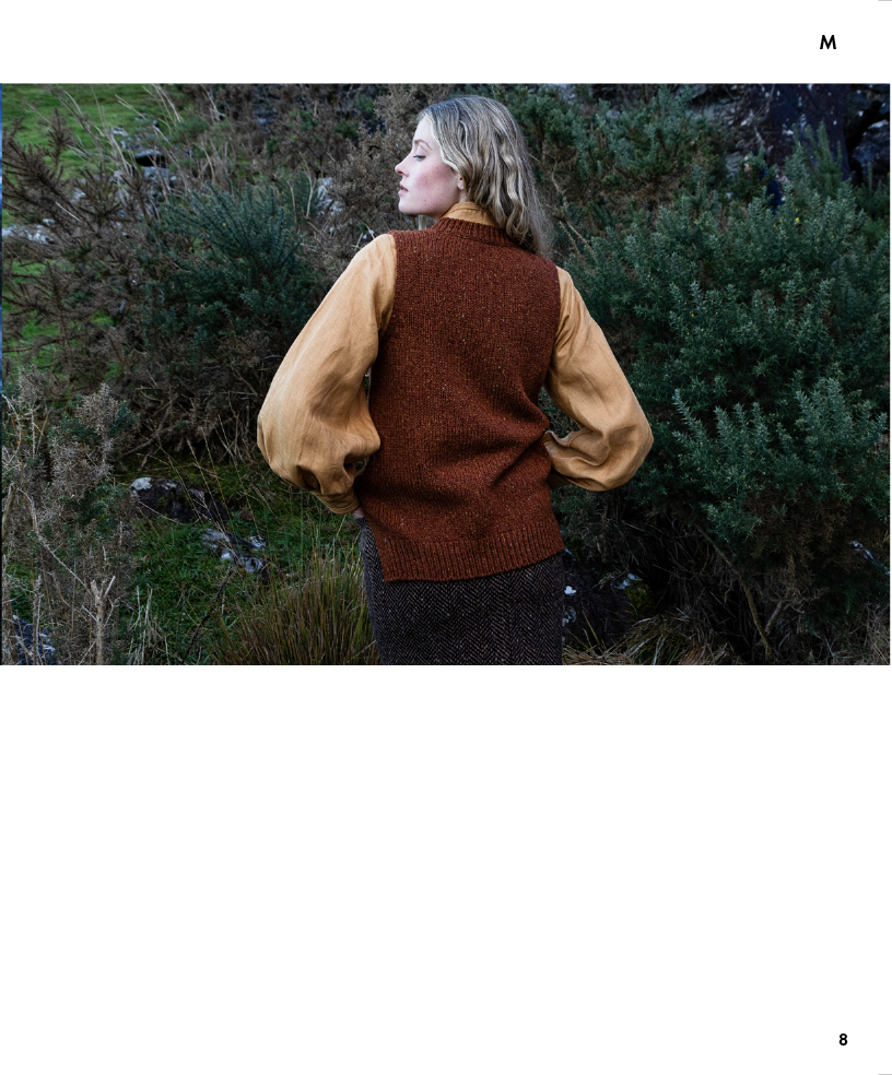 V Neck Vest with side splits