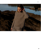 Honeycomb Stitch Alpaca Sweater- Khaki