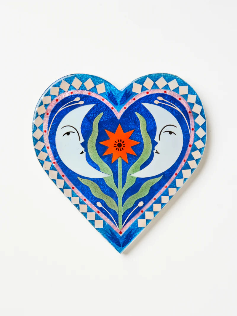 Jones & Co Fable Moon Blue Heart