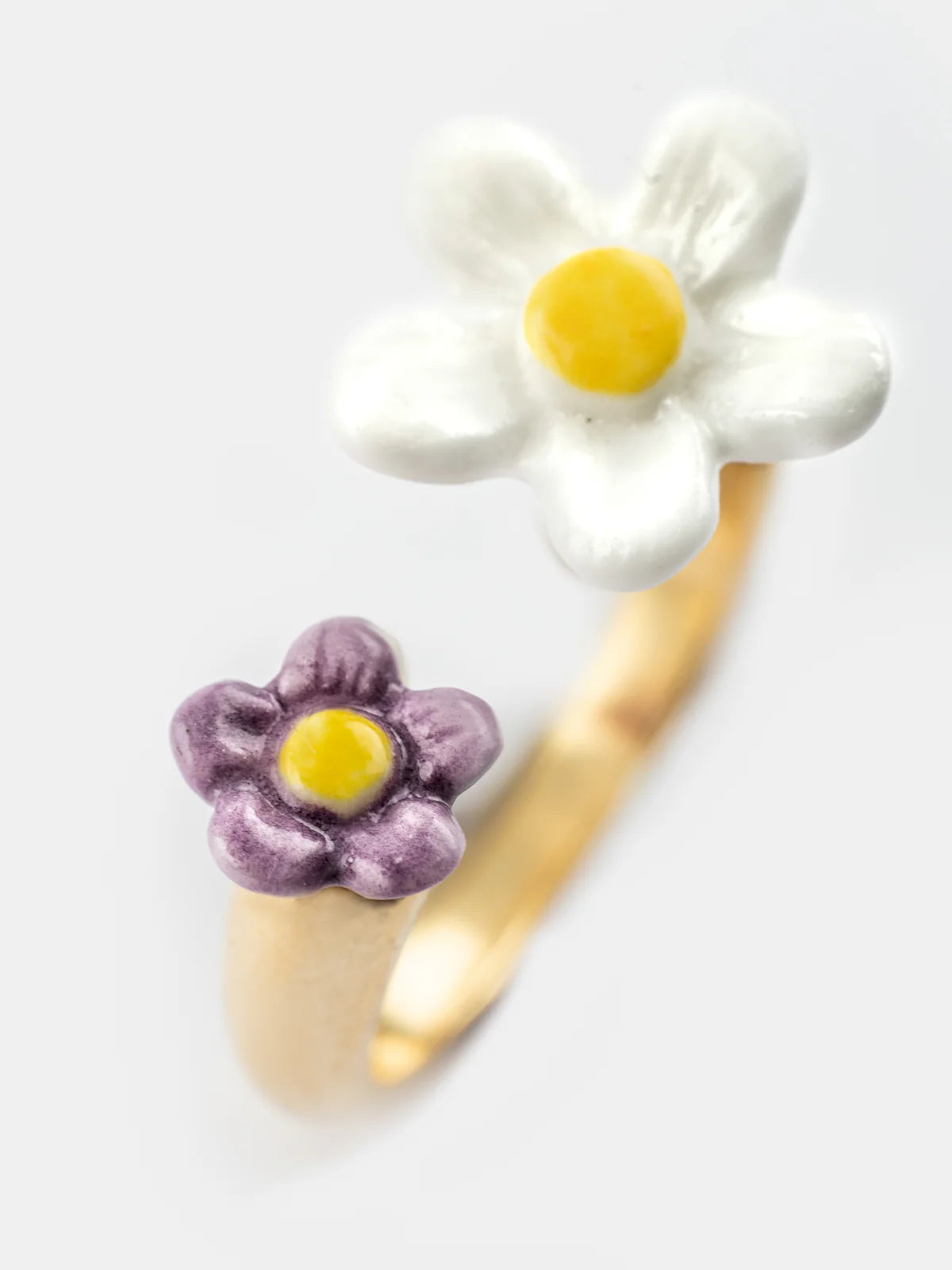 Face To Face Flower Ring
