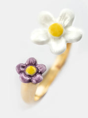 Face To Face Flower Ring