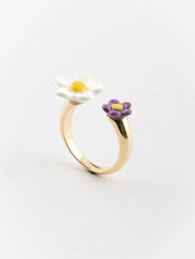Face To Face Flower Ring