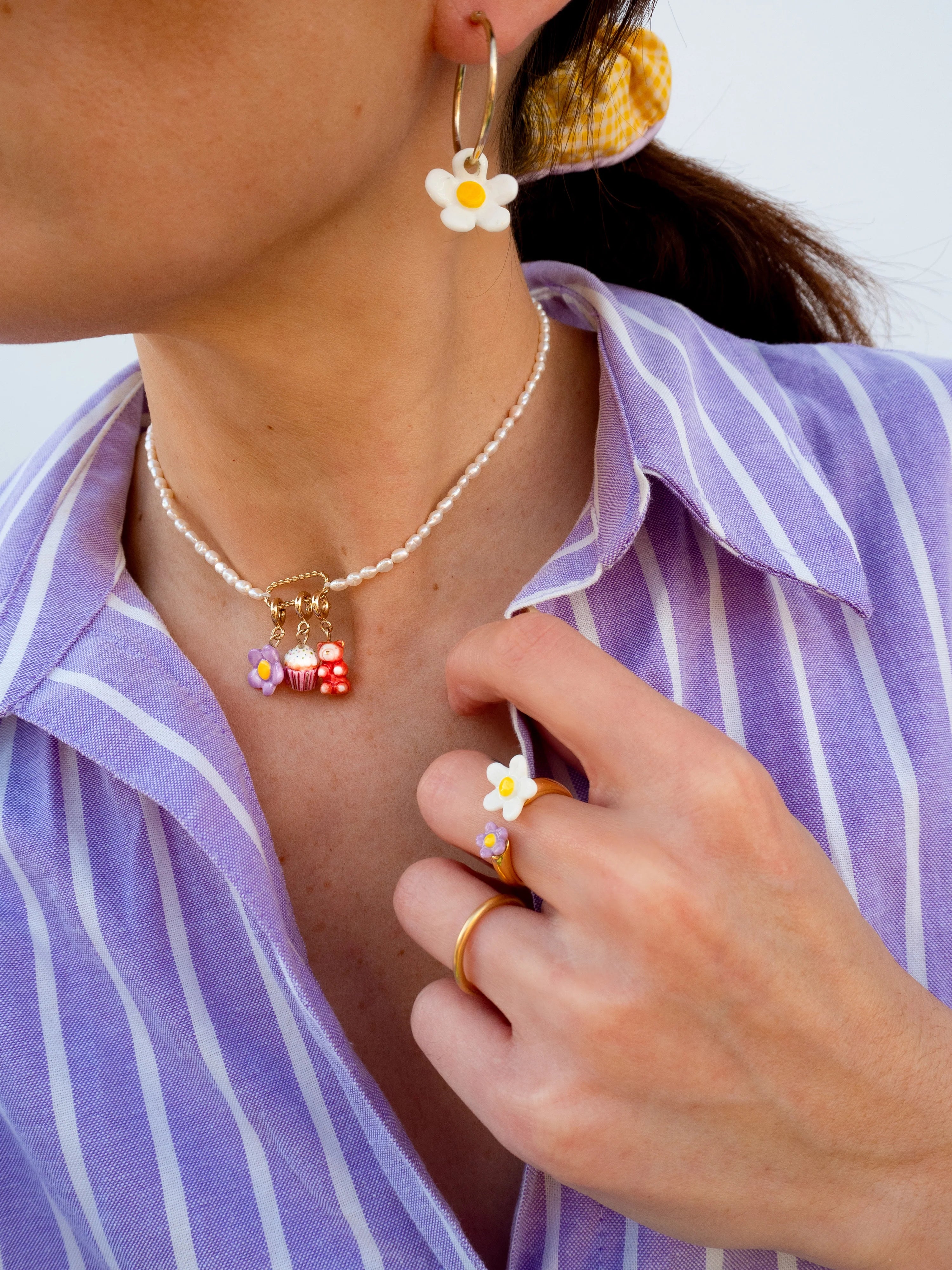 Face To Face Flower Ring