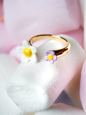 Face To Face Flower Ring