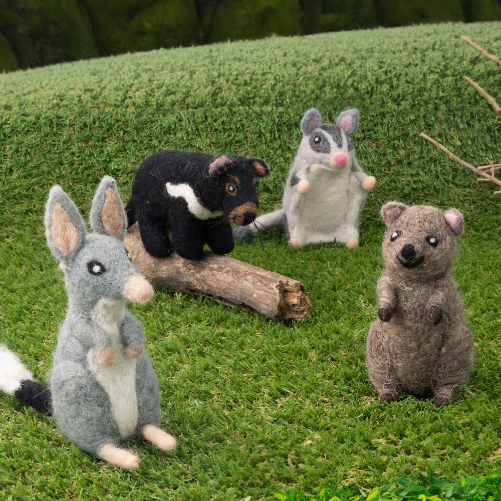 Handmade Felted Animal Decoration