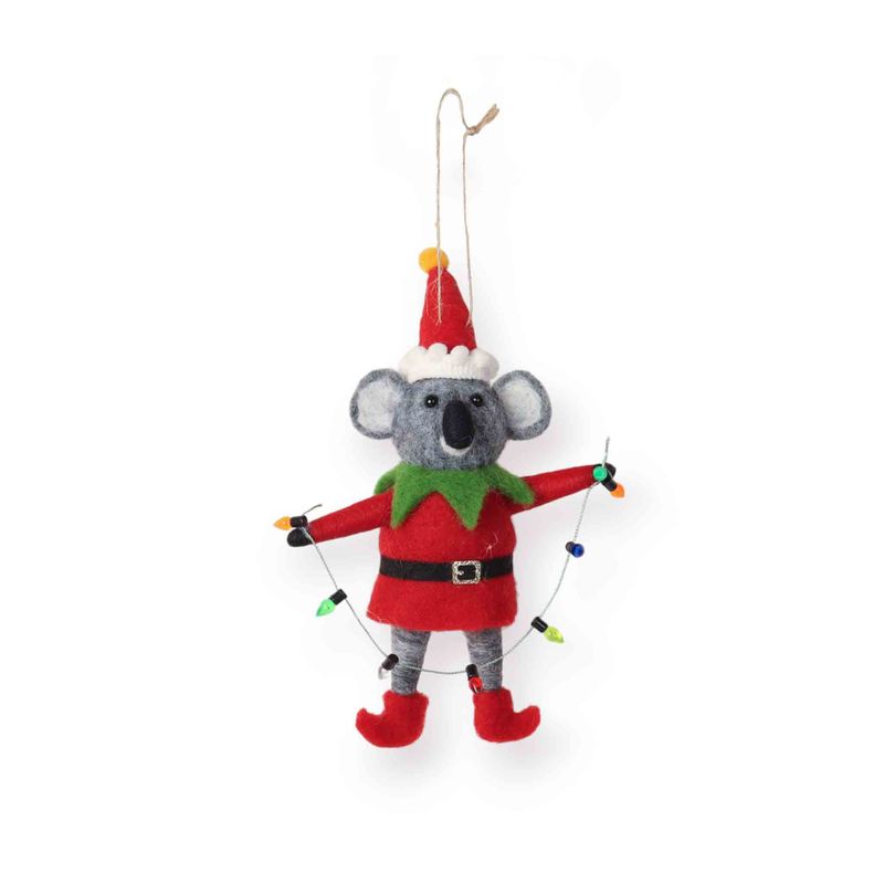Felt Ornament- Elf Koala