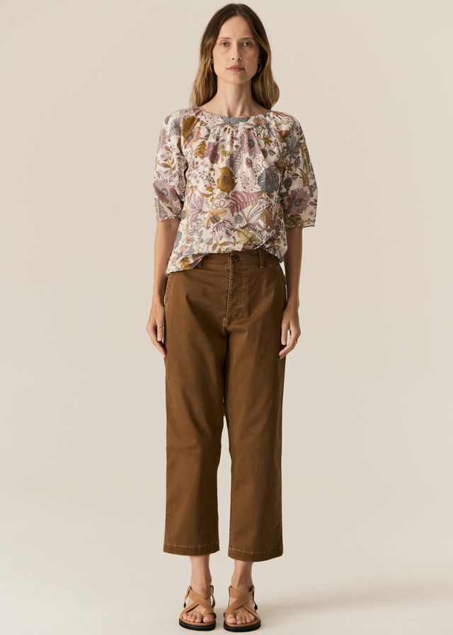 POL Fern Tapered Pant in Espresso