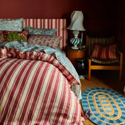 Fernanda Jute Mat- Cerulean