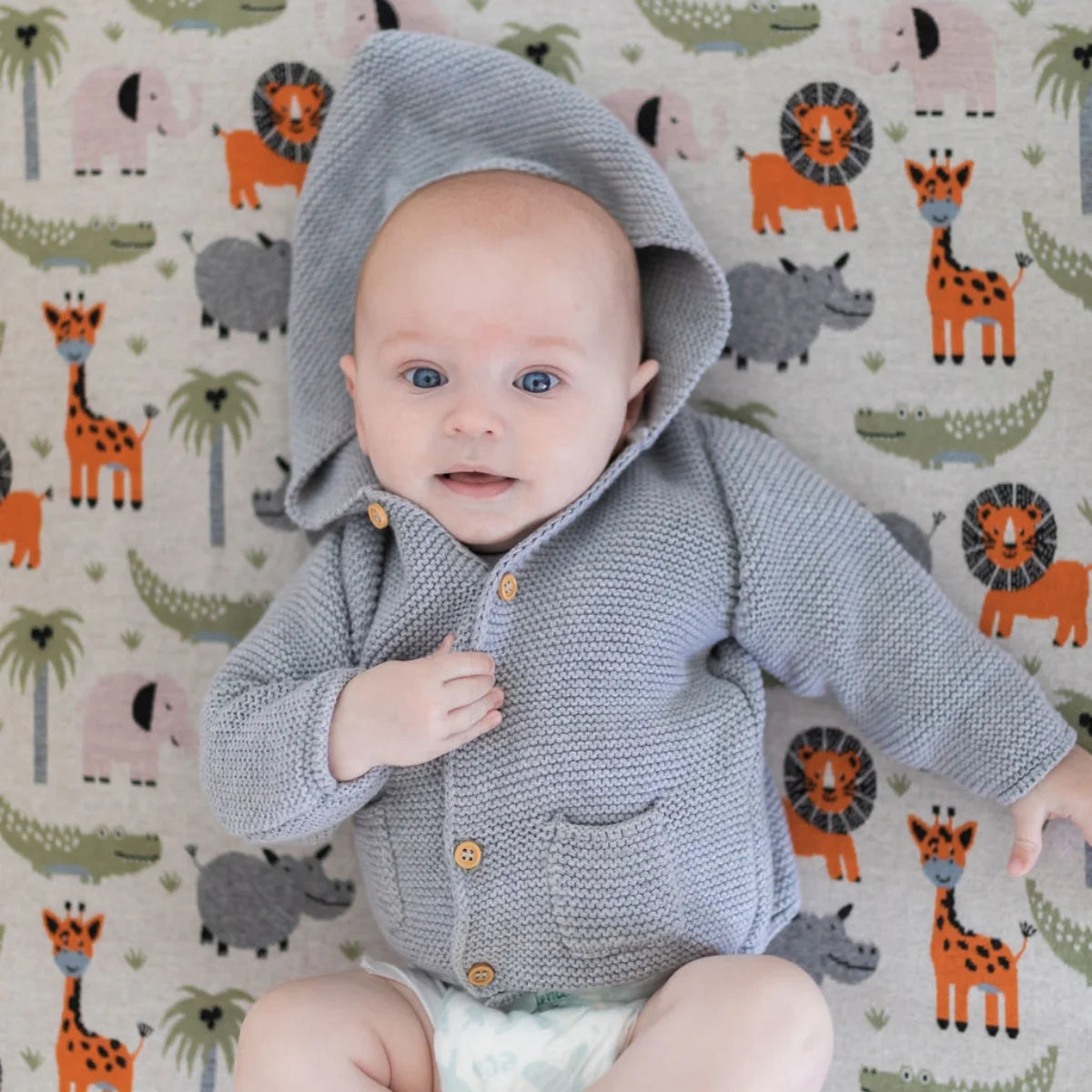 Di Lusso Living Finley Cardigan in Grey