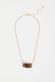 Flakkrin Necklace- Tortoiseshell Speckle