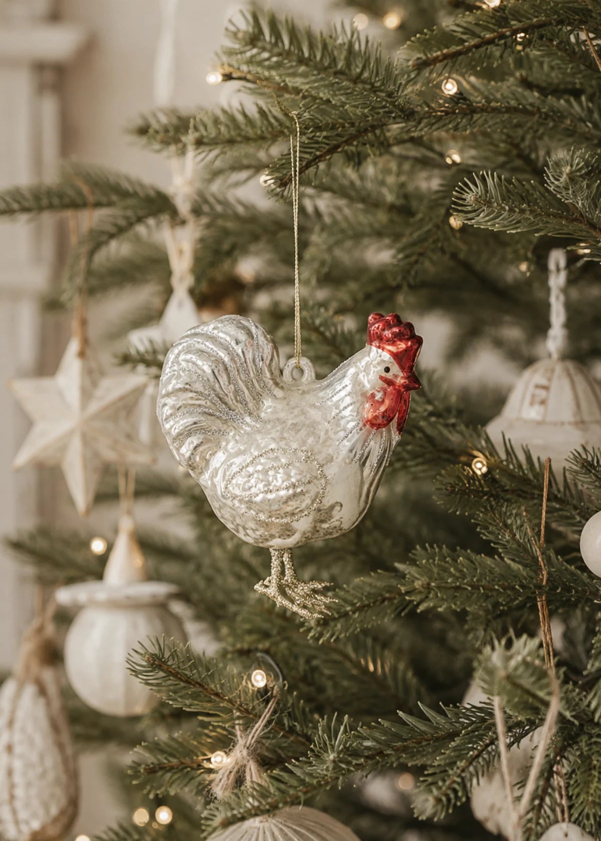 Vixen & Velvet Vintage Rooster Decoration