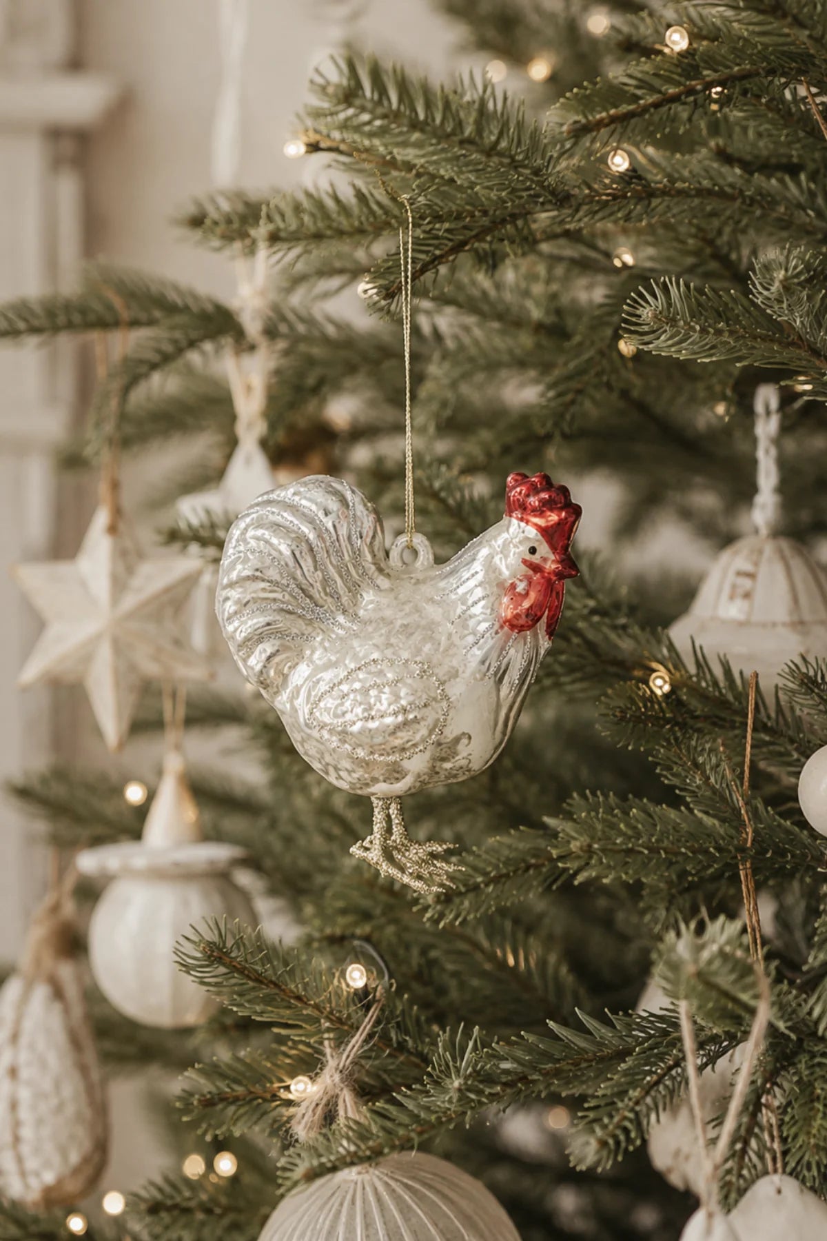 Vixen & Velvet Vintage Rooster Decoration