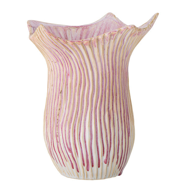 Bloomingville Floral Ceramic Vase Rose
