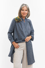 Fabric Flower Brooch