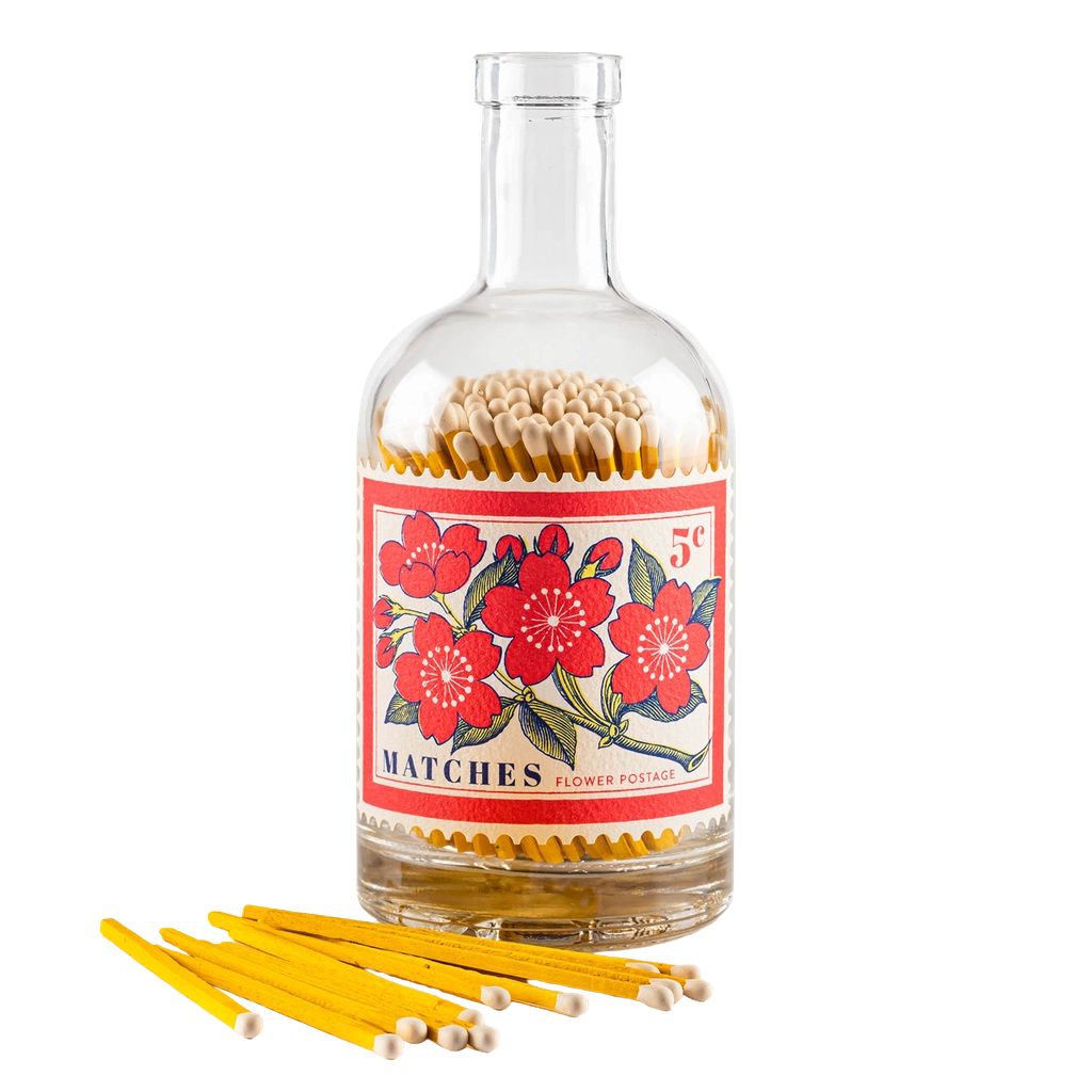 Archivist Gallery Flower Stamp Match Bottle