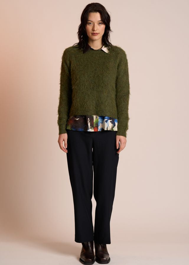 Neris Fluff Piece Jumper Moss