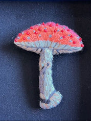 Trovelore Fly Amanita Mushroon Embellished Brooch Pin