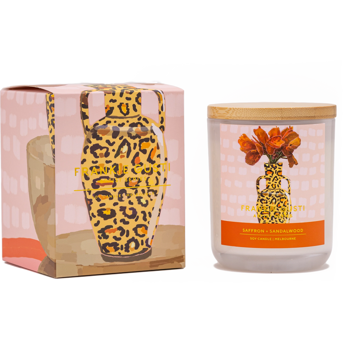 Art Series Candle/Diffuser- Saffron & Sandalwood- Amy Snail