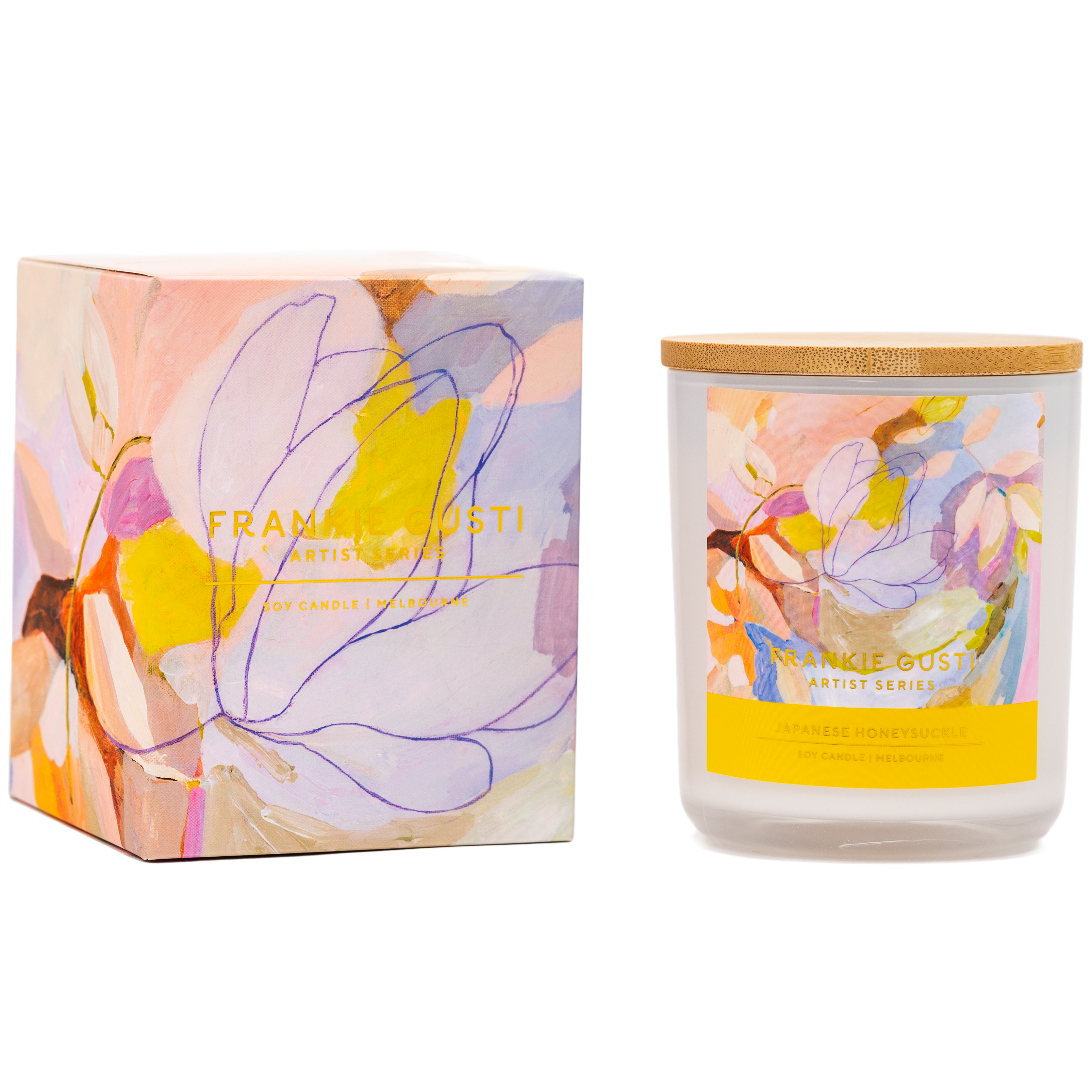 Frankie Gusti Candle-Japanese Honeysuckle