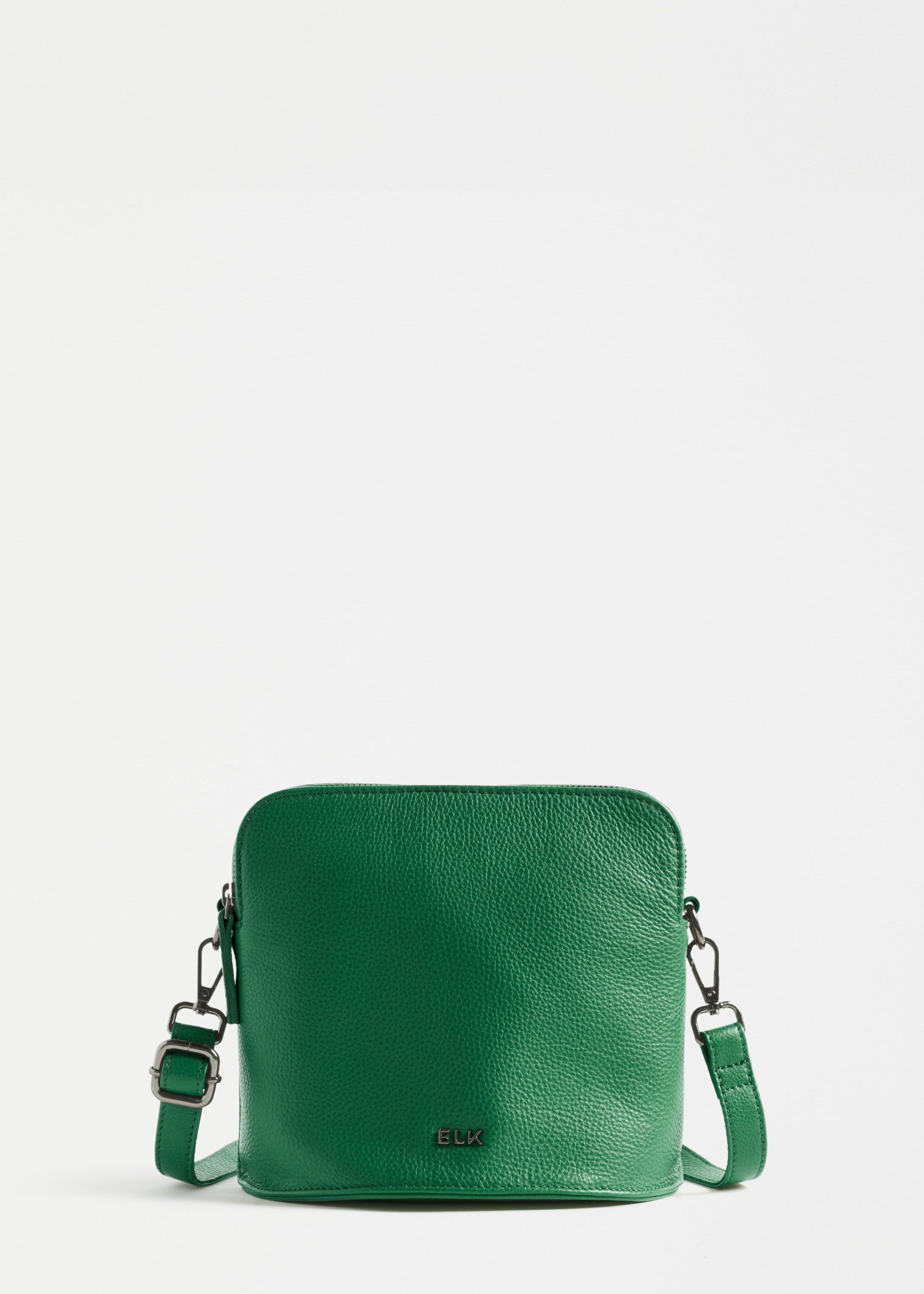 ELK Frede Crossbody Bag in Leaf Green