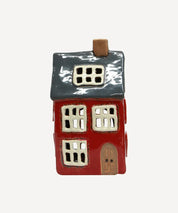 Alsace Tealight House Navy Roof