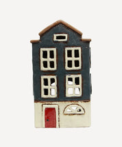 Alsace Tealight House Nordic Navy