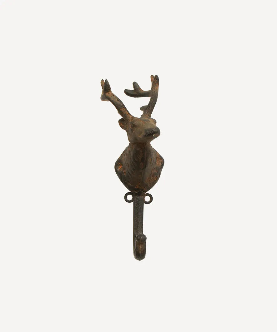 French Country Deerhead Wall Hook