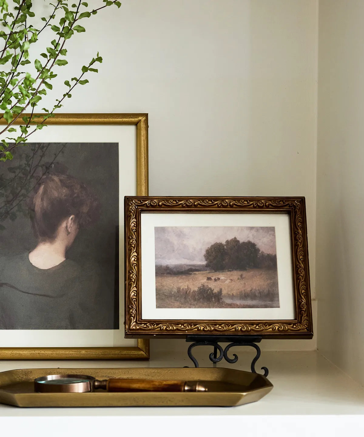French Country Vintage Rural Landscape Wall Art