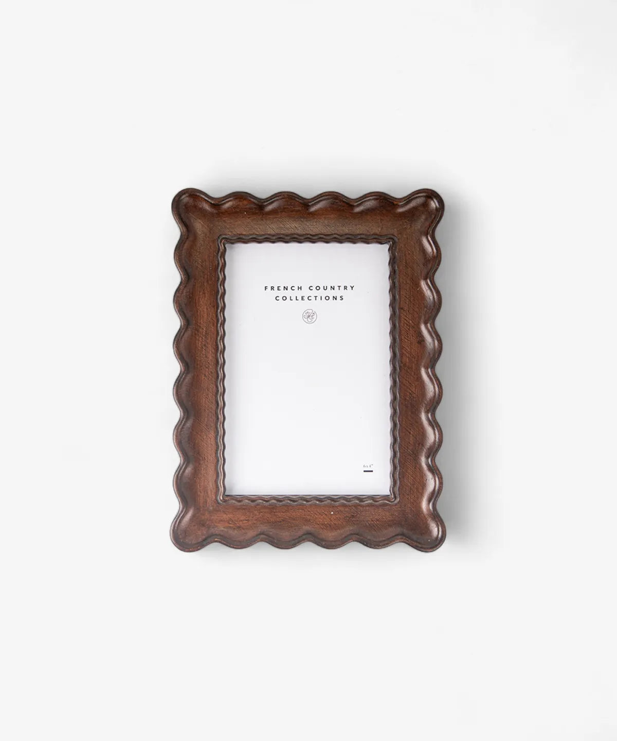 French Country Chestnut Wavy Photo Frame- 4 x 6"