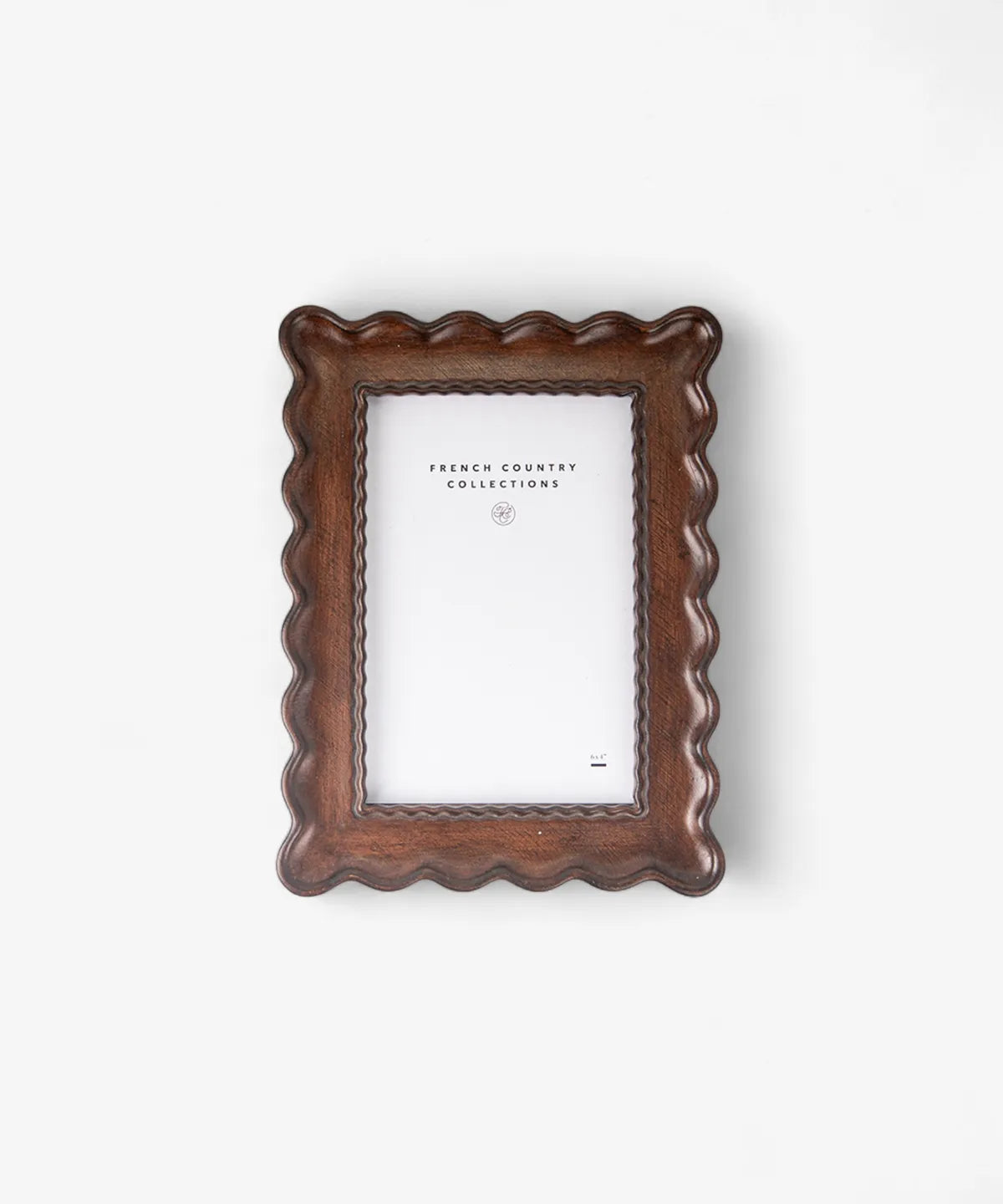 French Country Chestnut Wavy Photo Frame- 4 x 6"