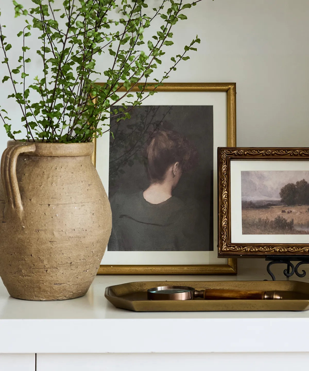 Vintage Portrait Lady Wall Art