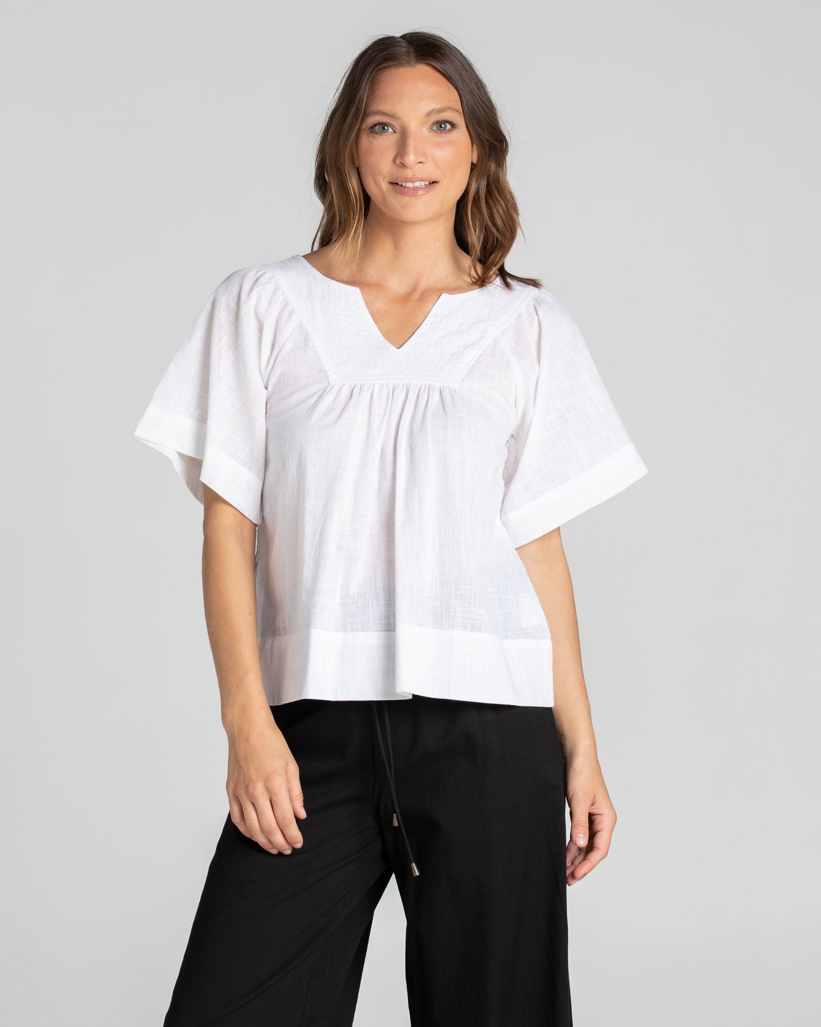 Boom Shankar Freya Top-White