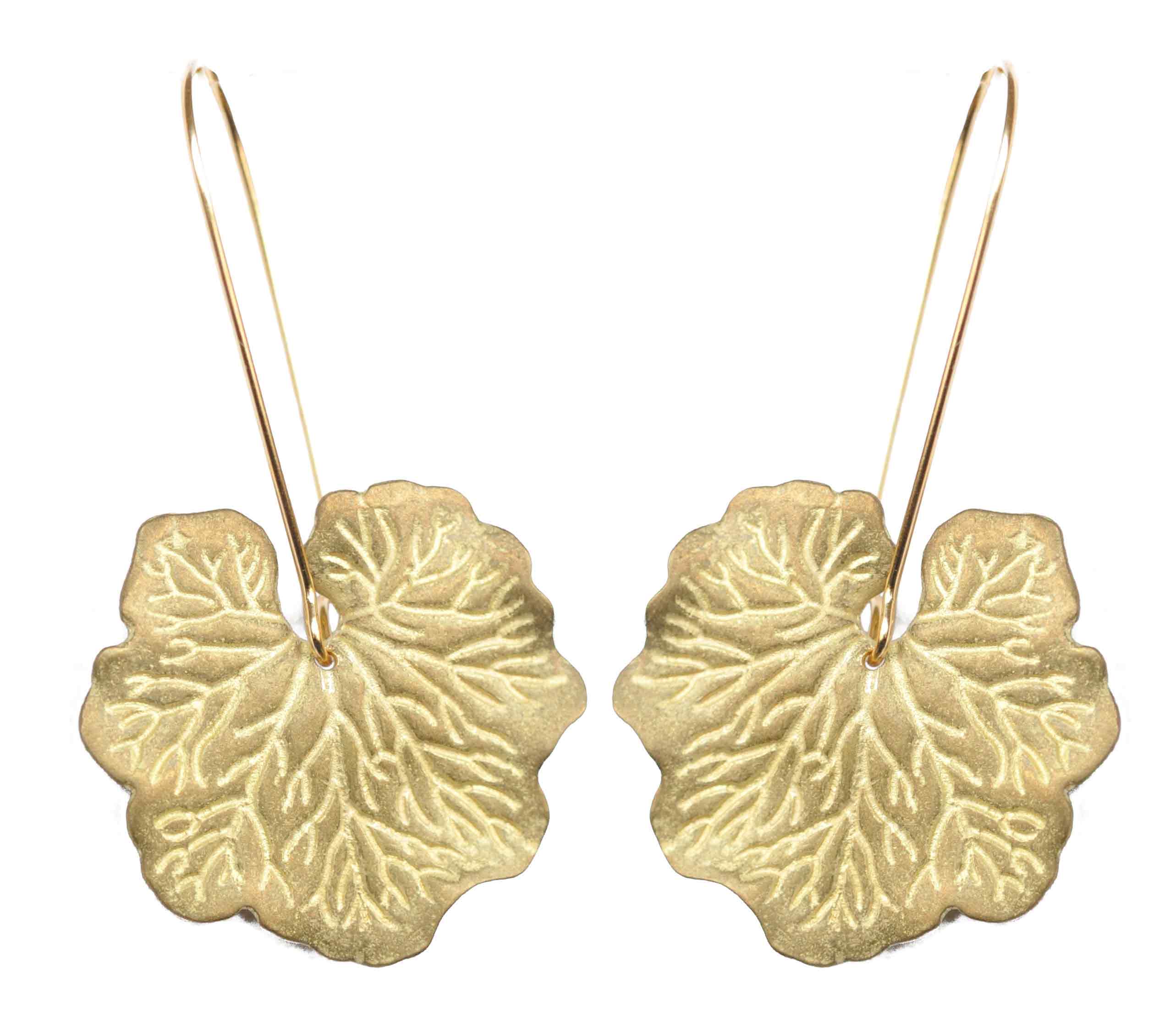We Dream In Colour Anna Brass Earrings
