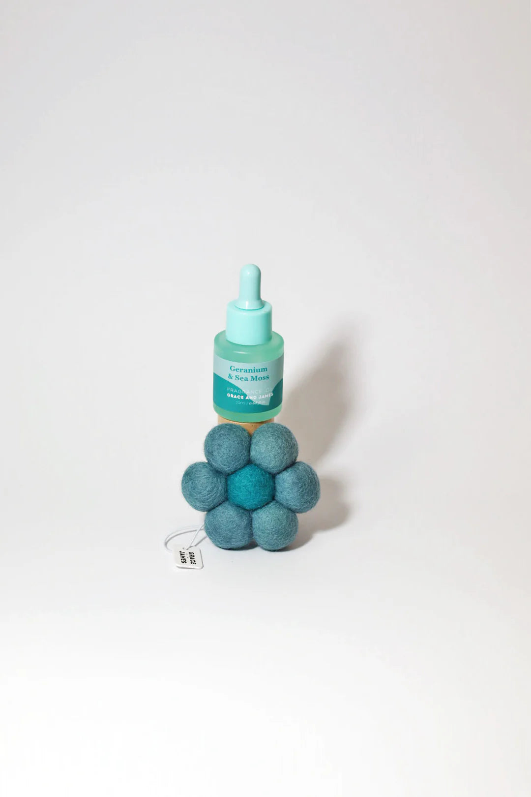 BLOOM Felt Air Freshener- Geranium & Sea Moss