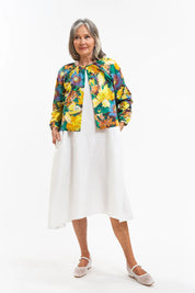Eva's Sunday Glenda Jacket in Artists Garden Tana Lawn Liberty Print Cotton