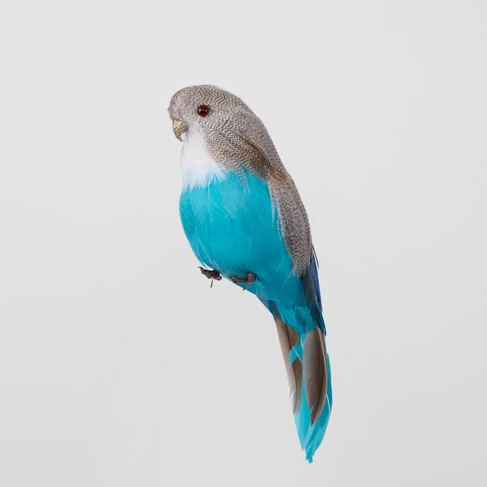 Vixen & Velvet Glitter Beak Budgie Blue